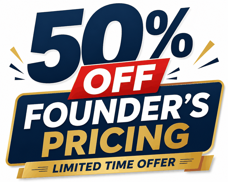50% off Founder's Pricing — limited time offer